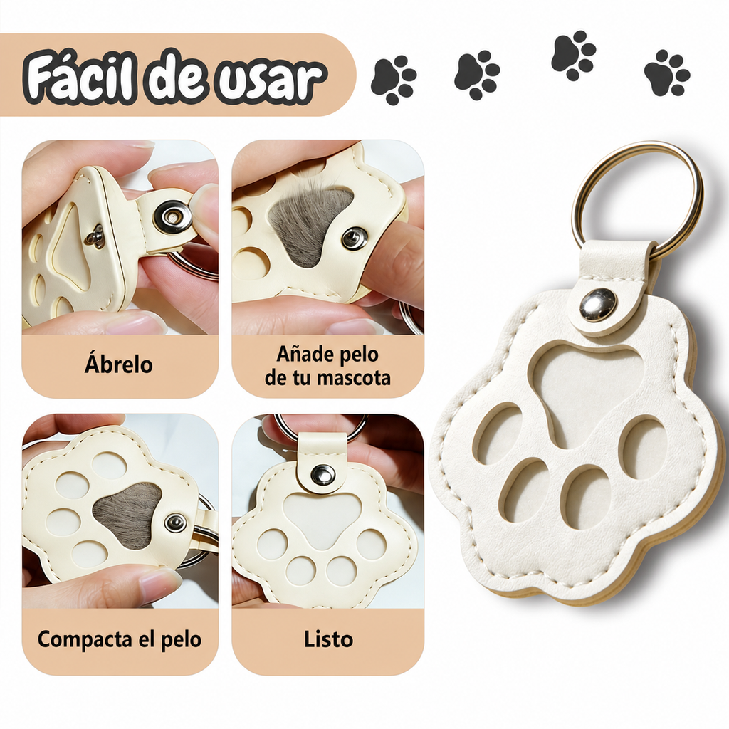 Llavero Huella Eterna Personalizado con Foto